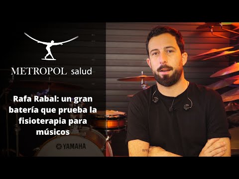 Rafa Rabal: un gran batería que prueba nuestro servicio de fisioterapia para músicos