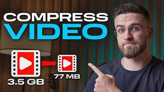 How to Compress Video WITHOUT Losing Quality? In Just 1 Minute! thumbnail
