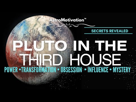 Pluto in the 3rd House of Birth Chart | The Strategic and Powerful Mind! #astrology #zodiac