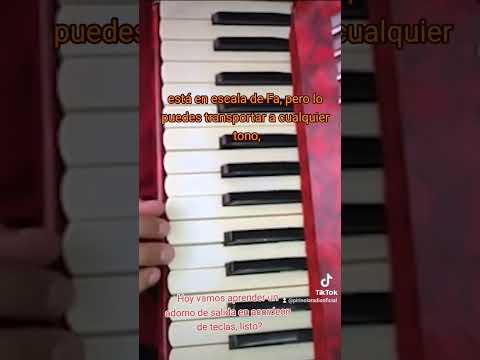 tutorial adorno sencillo en escala mayor en acordeón de teclas