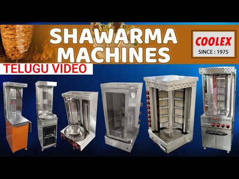 2 burner Shawarma machine with Stand and Shelf