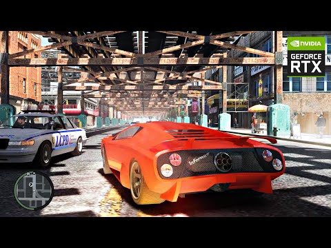 GTA IV: Remastered on RTX™ 3090 - Ray Tracing Maxed-Out Graphics Gameplay