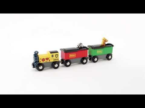 Ravensburger Brio geležinkelis BRIO traukinys Safaris 33722 video