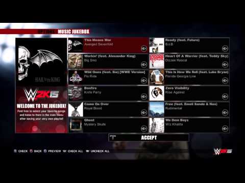 WWE 2k15 soundtrack - next gen menus