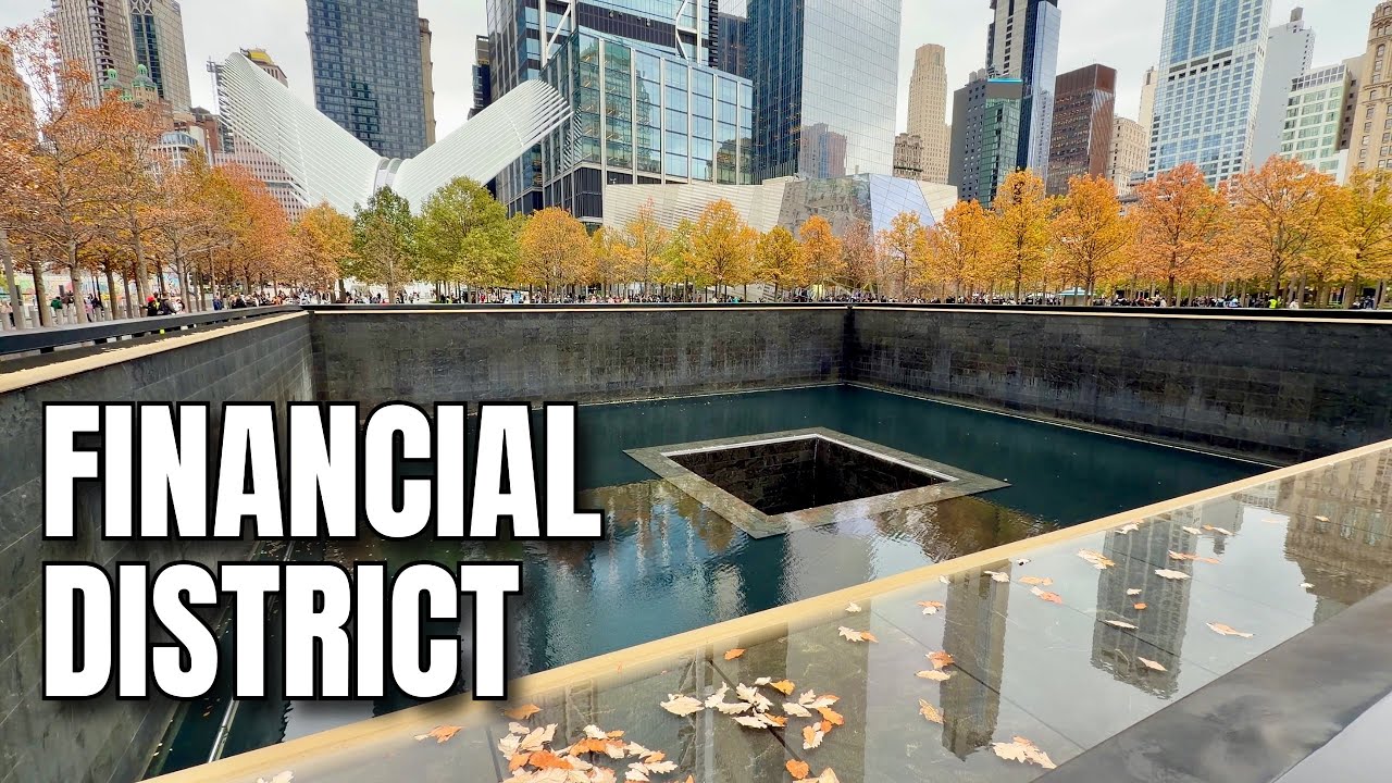 NEW YORK CITY Walking Tour [4K] - Immersive Walk in FINANCIAL DISTRICT - Fall Is Here