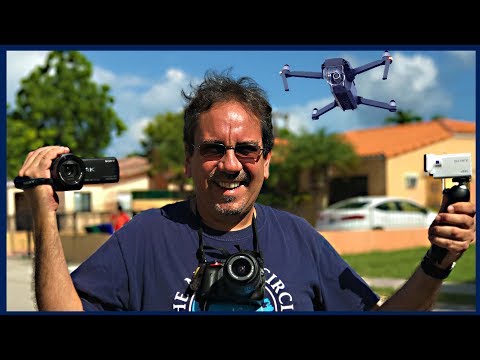 My cameras, drone, microphones and other gear (2017)