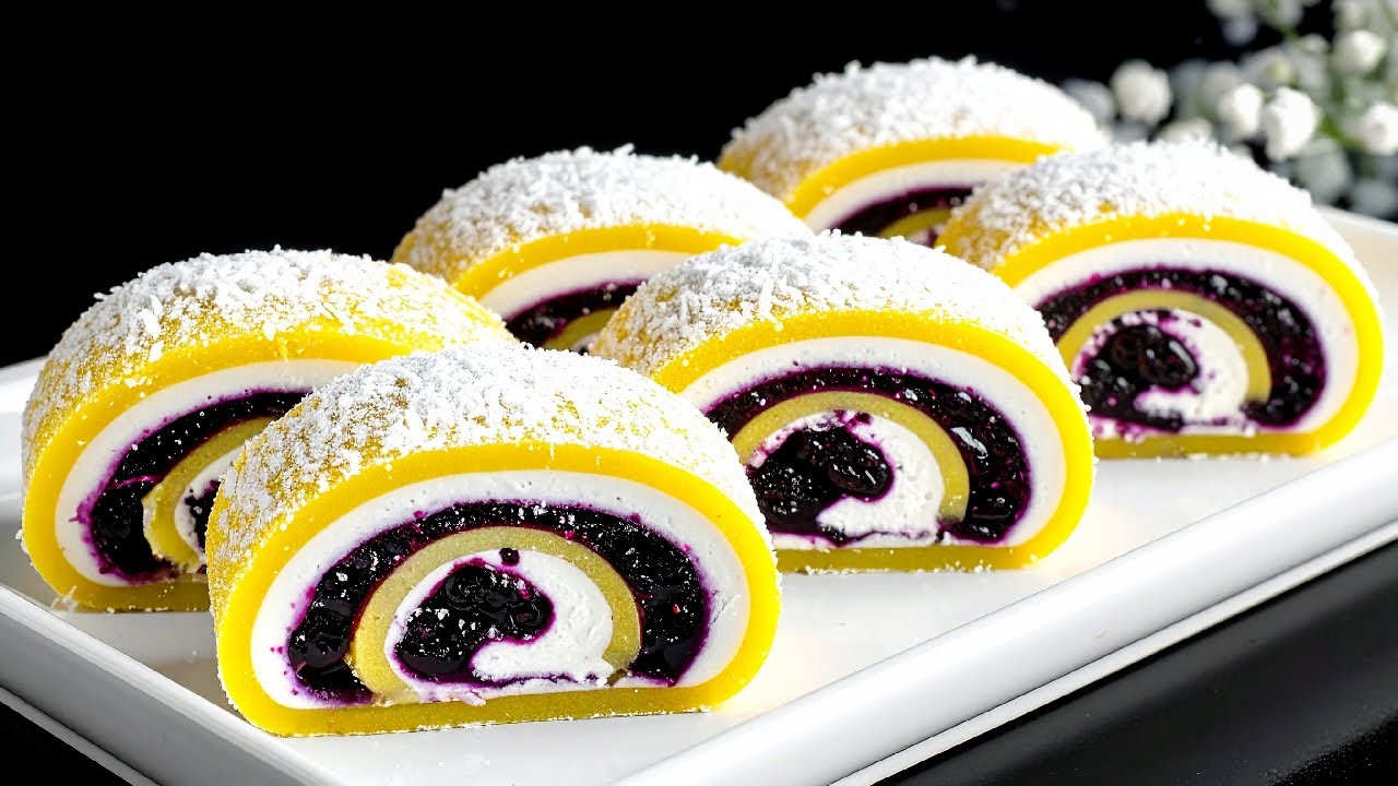 Milch, Zitrone und Beeren Dessert ohne Backen by Köstliche Milchrezepte — recipe photo