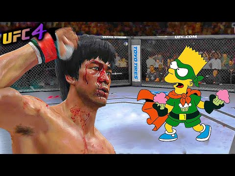 Old Bruce Lee vs. Child Pie (Bart Simpson) - EA sports UFC 4