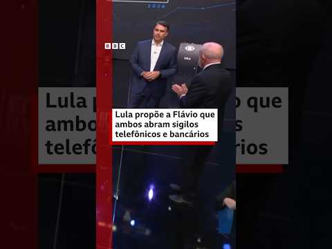 Lula propõe a Flávio que ambos abram seus sigilos telefônicos e bancários