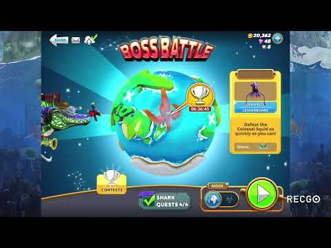 Hungry Shark World | EP 21 | Mr. Snappy (Draco Skin) vs Colossal Squid | HD