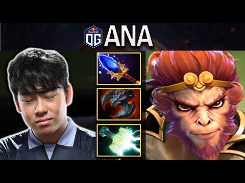 OG.ANA SMURF MONKEY KING WITH 20 KILLS - DOTA 2 7.29 GAMEPLAY