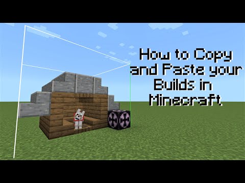 How to Copy and Paste your Builds in Minecraft Bedrock Edition