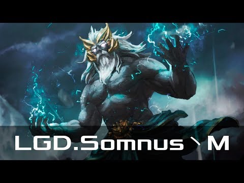 LGD.Somnus丶M — Zeus, Mid Lane (Jan 29, 2018) | Dota 2 patch 7.07 gameplay