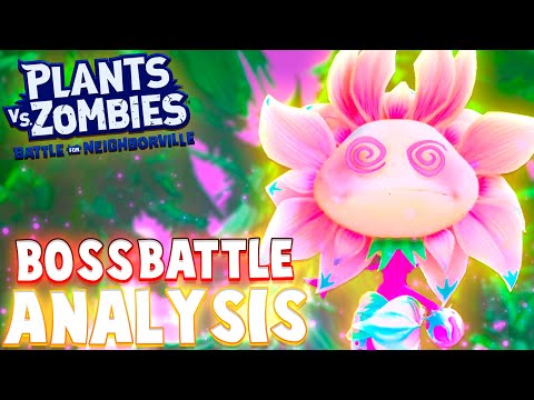 Elite Royal Hypno Flower Boss Battle Analysis in Plants vs Zombies: Battle for Neighborville