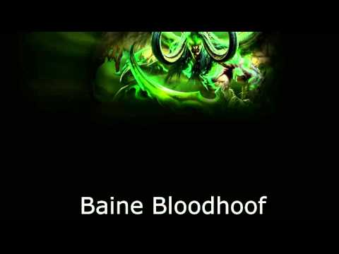 Baine Bloodhoof - Voice Over - Legion (Spoiler)