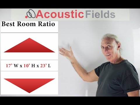 Ideal Room Size Ratios & How To Apply The Bonello Graph - www.AcousticFields.com