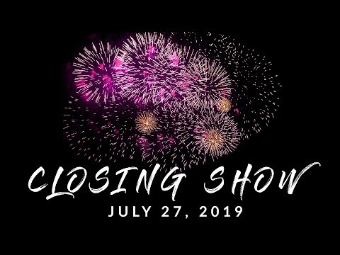(See WINNERS below) Montreal Fireworks July 27 2019, CLOSING SHOW, FINALE DES ETOILES