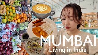 【India vlog】ムンバイ在住日常vlog🇮🇳 | おすすめカフェスポット巡り🧸 / ウェルネスルーティン🍃/ 屋台フルーツ🍓....