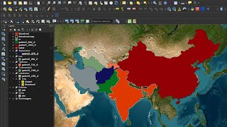 How to create Countries Map in QGIS