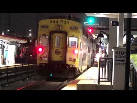 Northbound SunRail P336 Train in Orlando Florida