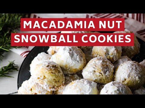 MACADAMIA NUT SNOWBALL COOKIE | The Ultimate Christmas / Holiday Cookie Recipe | Keeping It Relle