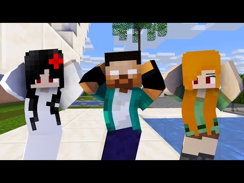 MONSTER SCHOOL : CHICKEN WING MEME HEROBRINE, SADAKO, ALEX - MINECRAFT ANIMATION
