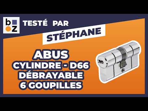 Cylindre débrayable varié à profil européen - 6 goupilles - D66 ABUS