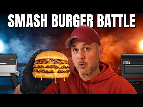 Camp Chef Woodwind Pro vs. Weber Searwood: Smash Burger Battle!