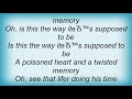 Richard Thompson - A Poisoned Heart And A Twisted Memory Lyrics