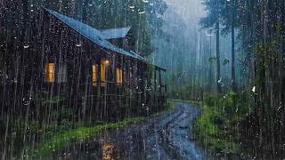 Heavy Rainstorm Sounds - Natural Sounds for Deep Sleep, Relaxation, Relieve Stress ASMR