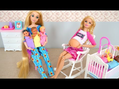Baby Dolls - Barbie Baby Room Baby Puppen Babyzimmer Barbie Nuisettes Chambre bébé kamar bayi