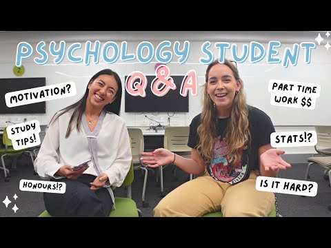 Psychology Student Q&A! | exam tips, statistics, motivation