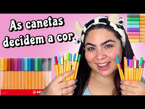 FINELINER PENS DECIDED THE COLOR OF EACH MAKEUP PRODUCT 💖😱 Did it go wrong? 😭