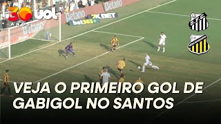 GABIGOL FAZ PRIMEIRO GOL PELO SANTOS! VEJA O MOMENTO CONTRA O NOVORIZONTINO