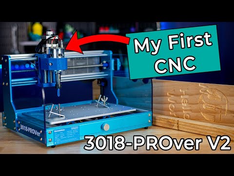 My First CNC was Surprisingly EASY - SainSmart 3018 PROver V2 Review