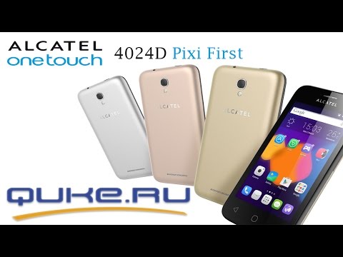 Обзор Alcatel 4024D Pixi First ◄ Quke.ru ►