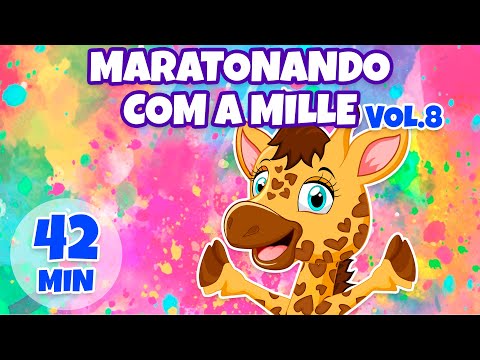 Maratonando com a Mille Vol. 8 - Giramille 42 min | Desenho Animado Musical