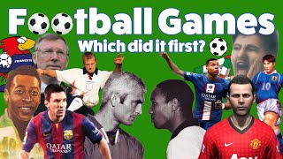 Which Football Game did it first?