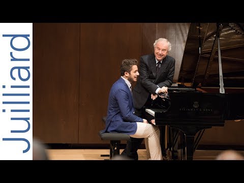 Christian De Luca: J.S. Bach's Italian Concerto | Juilliard Sir András Schiff Piano Master Class