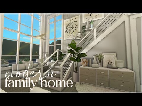 Bloxburg | Modern Two-Story Family Home | Roblox | House Build