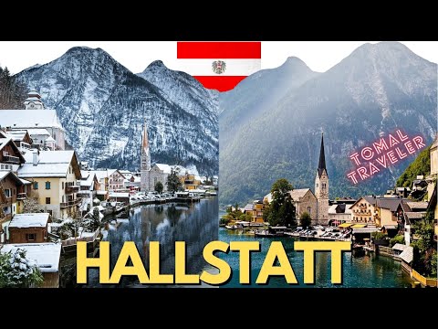 HALLSTATT Áustria 🇦🇹 Aldeia mais bonita do verão e do inverno (SCHÖNSTES Dorf der Welt) [4K]