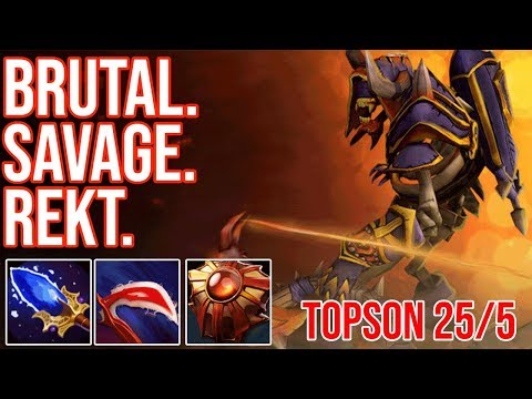 Topson Clinkz God Mode 25 Kills.