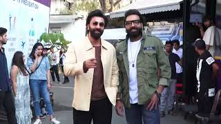 Ranbir Kapoor And Kapil Sharma, Spotted At Film City