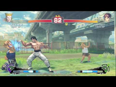 SSF4 - ACE E I RI N (Guile) VS. Mago (Fei Long)
