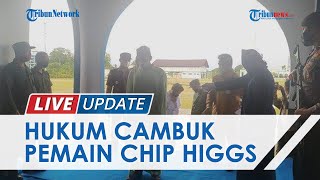 2 Pemain Chip Higgs Domino di Nagan Raya Dihukum Cambuk, Masing-masing Dapat 20 Kali Cambukan