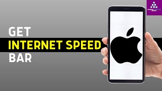 How To Get Internet Speed Bar In iPhone On iOS 17 | Internet Speed Meter in iPhone (2024)
