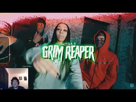 She Talking Crazy!! Miyaa V - Grim Reaper REACTION #miyaav #grimreaper