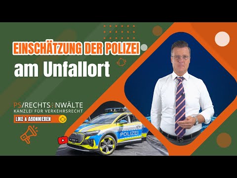 Einschätzung der Polizei am Unfallort