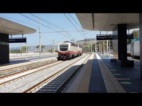 Treno Locomotore E402 141+E402 164 Lis 39119 Villa San Giovanni-Reggio di Calabria Centrale
