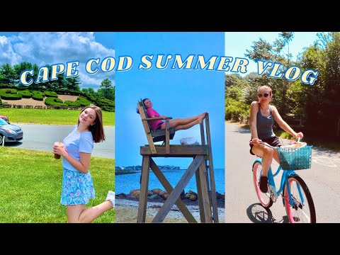 CAPE COD VLOG | sister drama, bike rides in paradise, iced coffee & shopping 🚴‍♀️